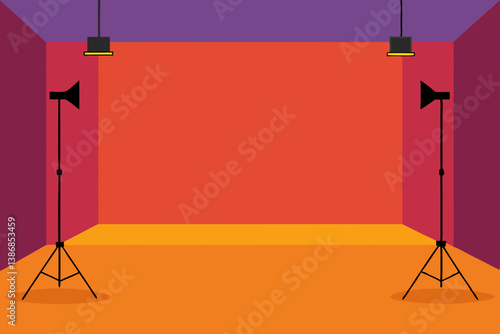 photo studio on a white background