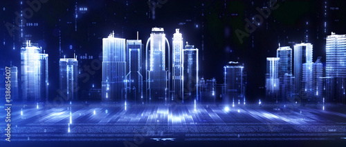 Technological particle city