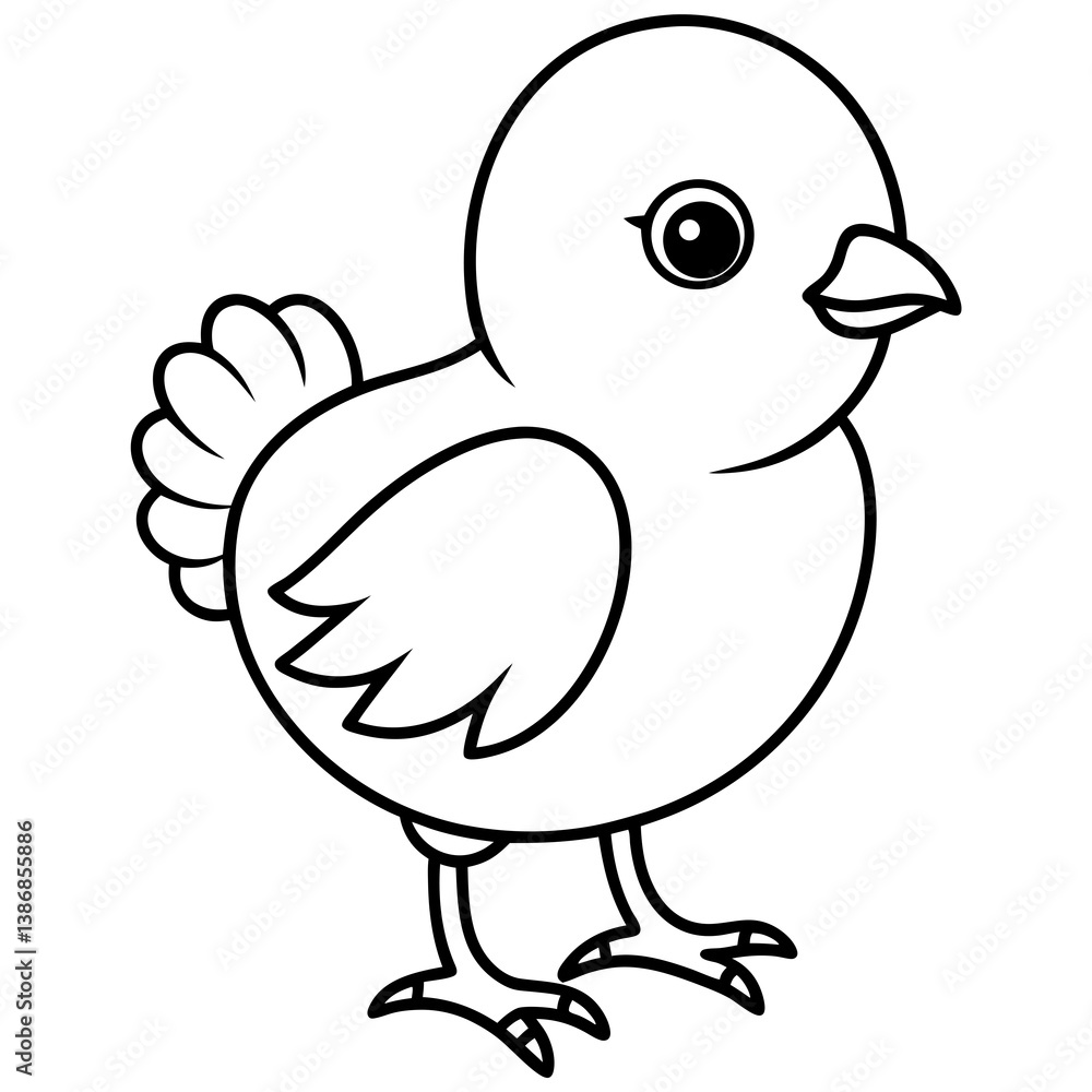 vector illustration of a bird vector illustration of a bird