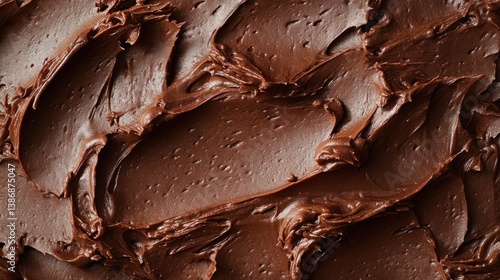 Wallpaper Mural A delicious chocolate cake with rich frosting. Featuring indulgence and sweetness Torontodigital.ca