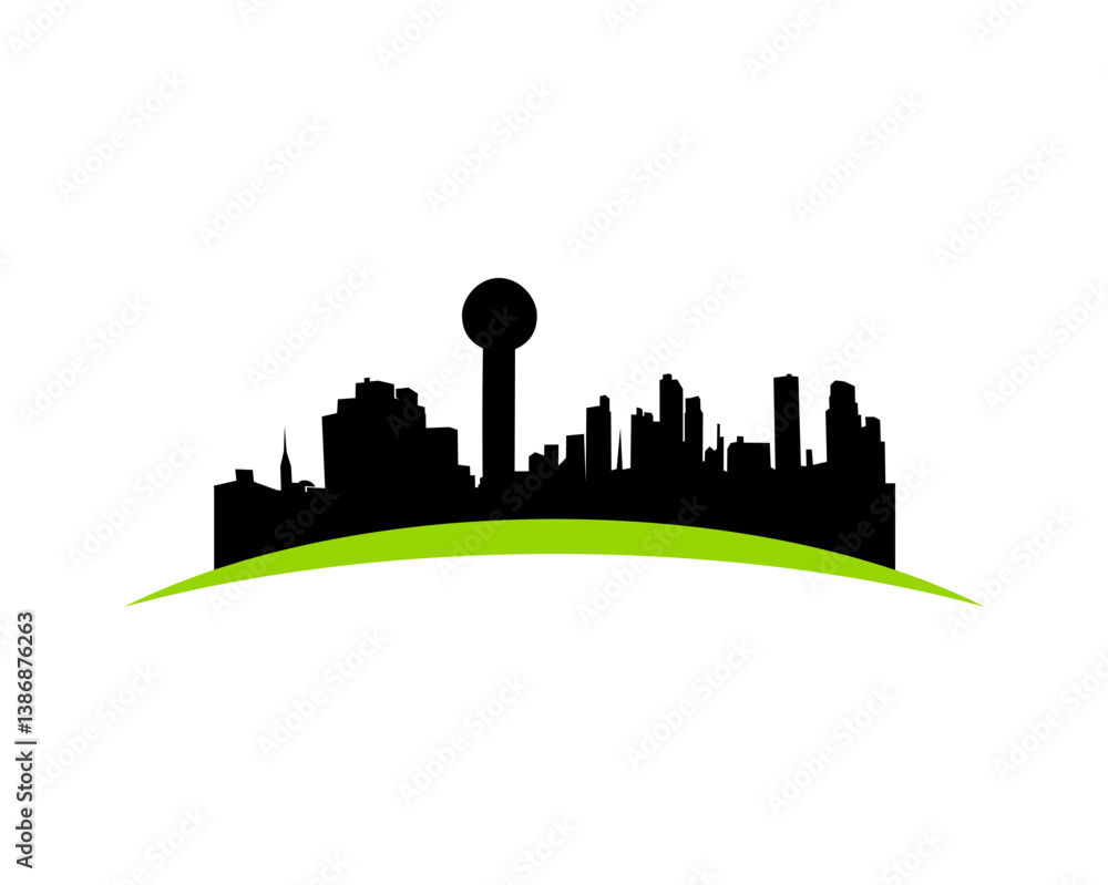 Fototapeta premium city skyline vector illustration