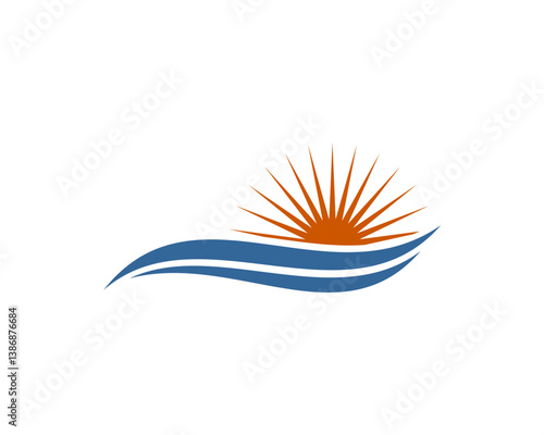 sun and sea logo