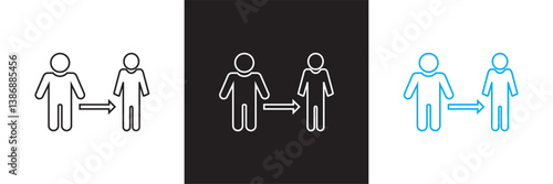 Weight Loss icon. Vector for websites, mobile interfaces, presentations, banner, visual branding etc. Vector illustration. isolated on white and black background. EPS 10
