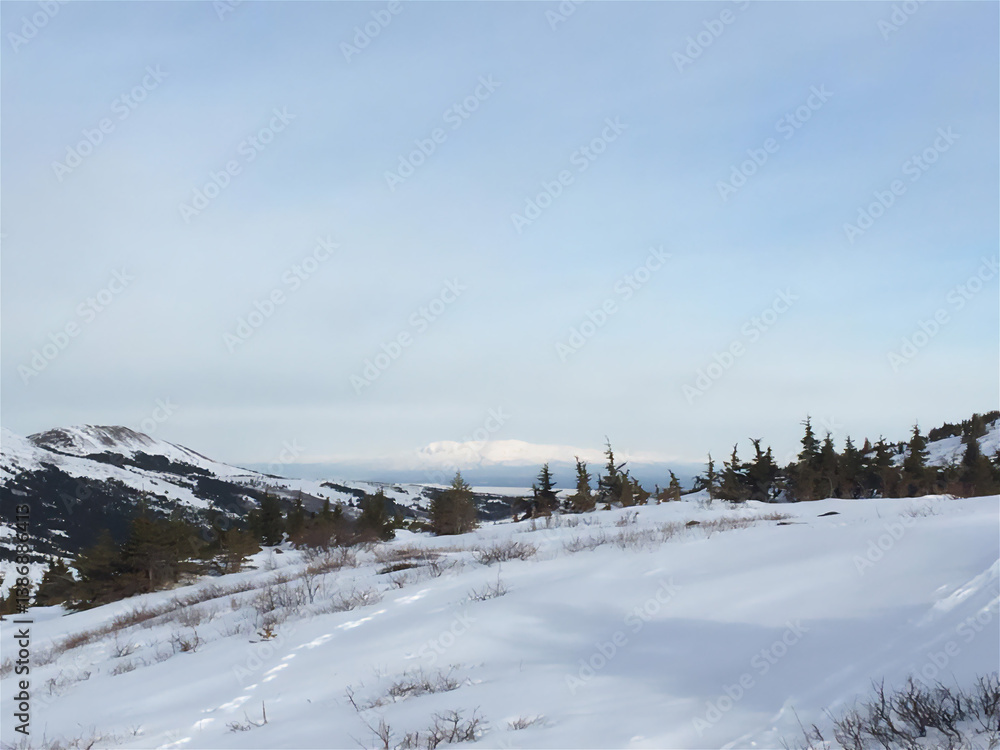 snow covered mountains snow covered mountains
