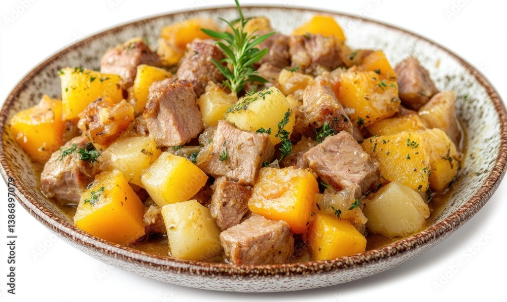 Pork and Butternut Squash Stew, autumnal, healthy meal Pork and Butternut Squash Stew, autumnal, healthy meal