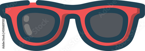 Sunglasses Filled Line Icon
