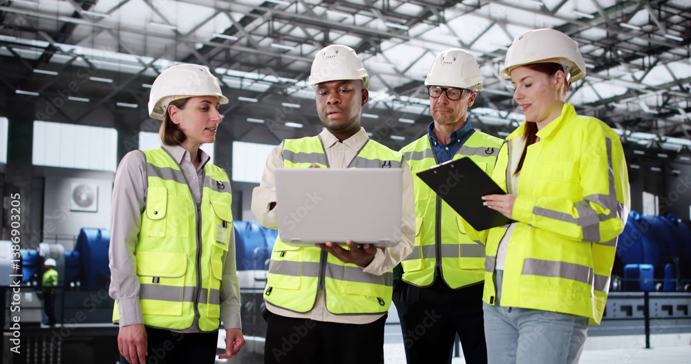 Inspecting Safety Regulations At An African Industrial Facility