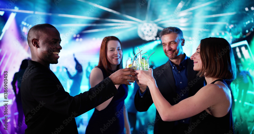 Celebrating The New Year With Champagne
