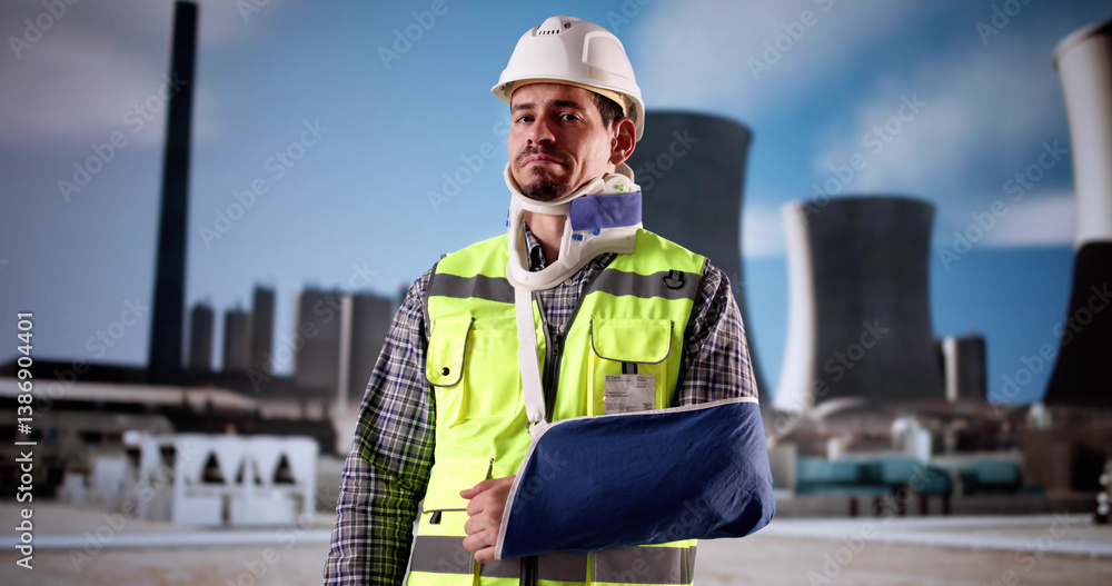 Injured Worker With Broken Arm