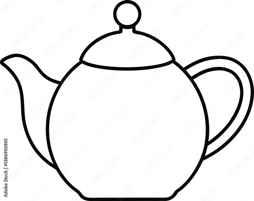 Obraz premium Teapot Icon