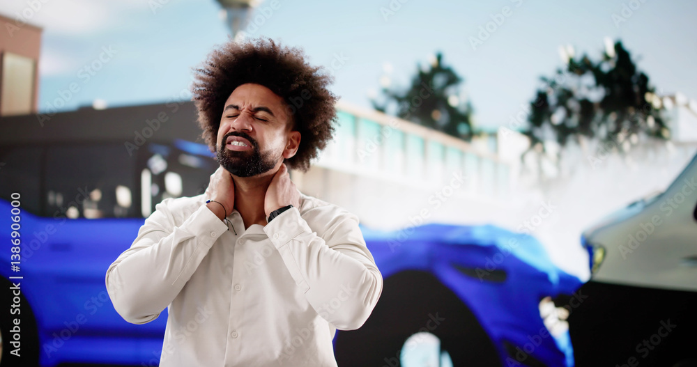 Auto Insurance Claim for African American Driver