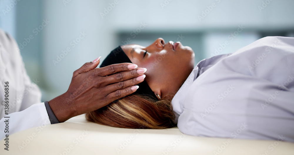 Alternative healing massage for woman
