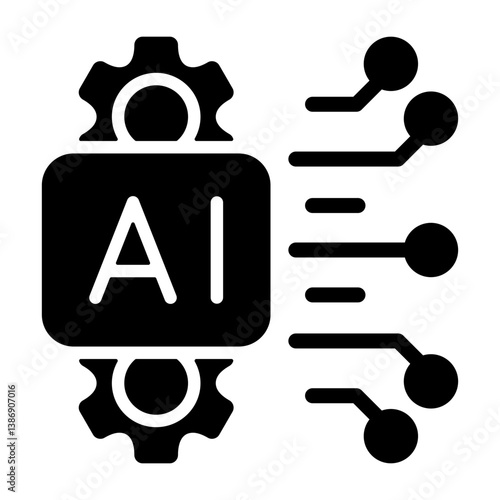 Artificial Intelligence and Machine Learning Icon