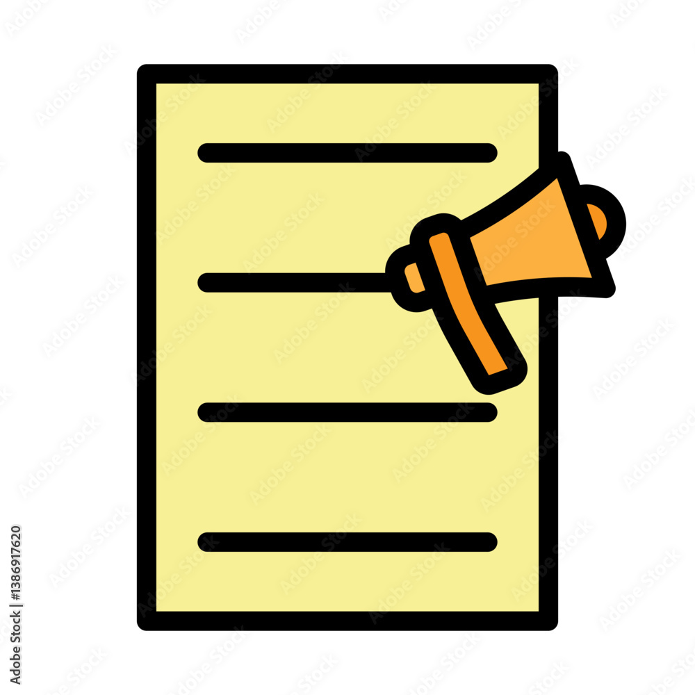 Publication Vector Filled Icon Design Publication Vector Filled Icon Design