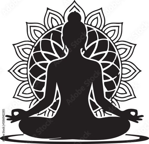 Specials Yoga Vector art illustration 