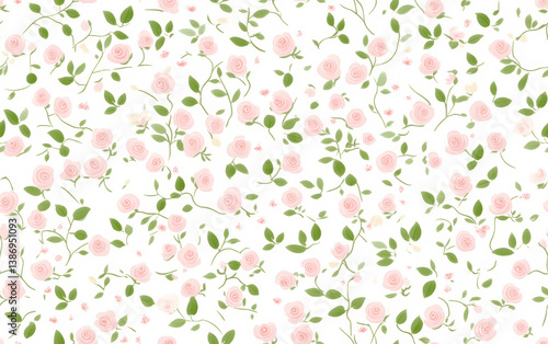 Wallpaper Mural Vintage floral texture art background Torontodigital.ca