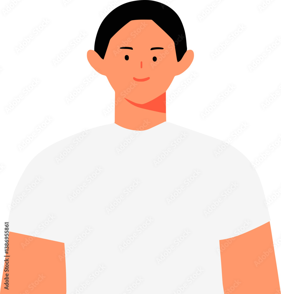 Think green and Earth Day profile portraits of male and female characters modern people avatars Think green and Earth Day profile portraits of male and female characters modern people avatars