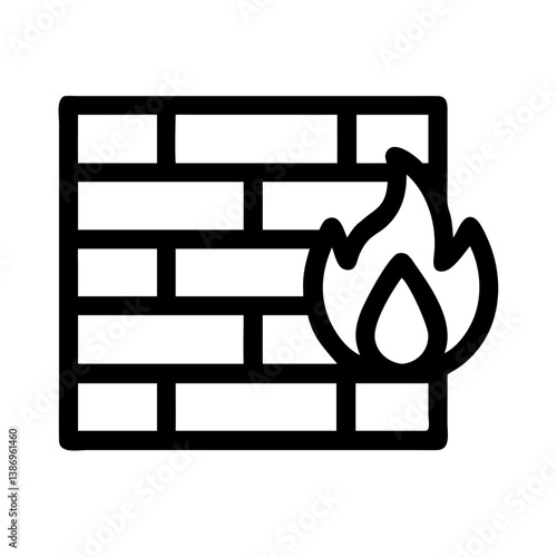 Digital Firewall Security Concept for Cyber Protection and Network Safety