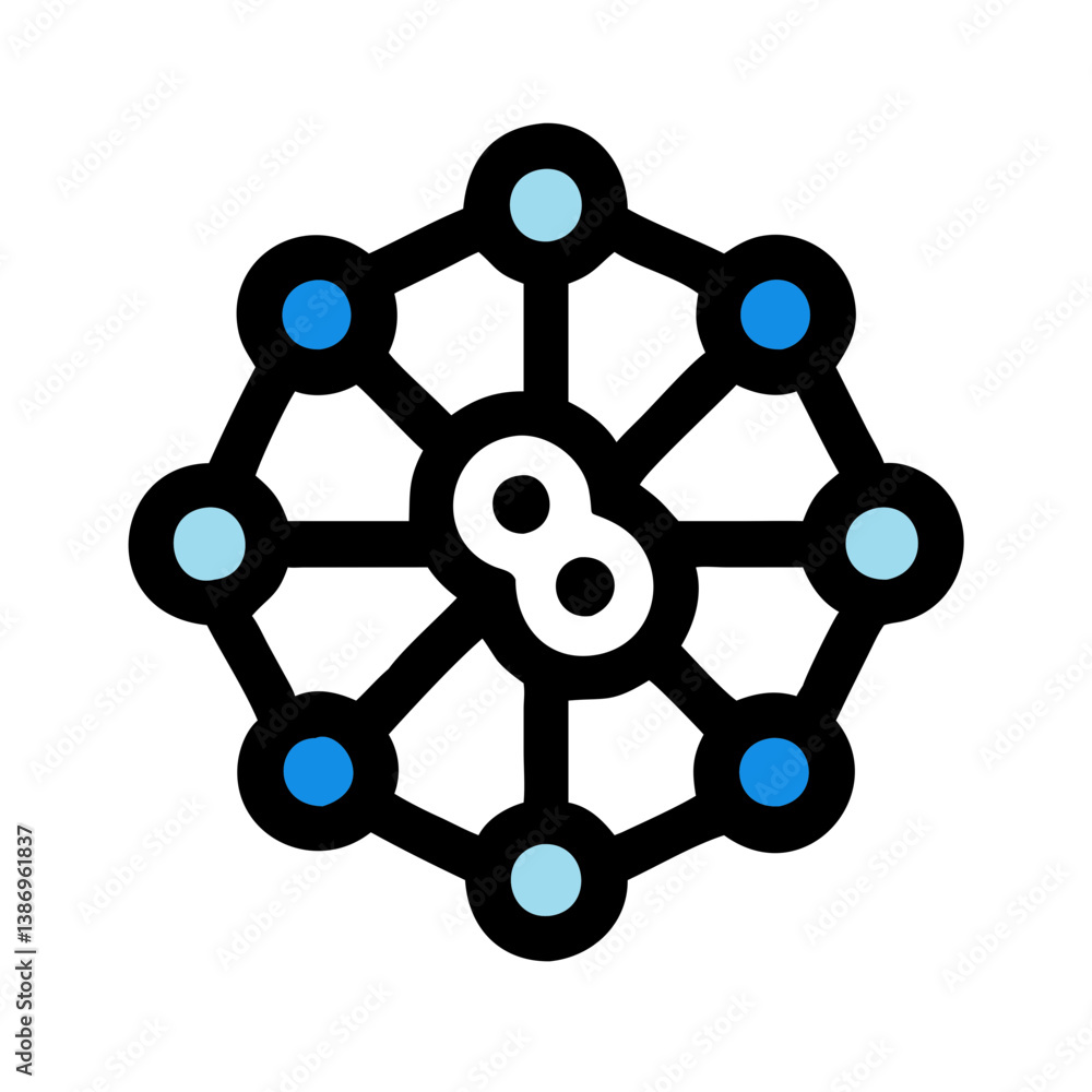 Abstract Visualization of Hybrid Quantum Neural Networks Technology Abstract Visualization of Hybrid Quantum Neural Networks Technology