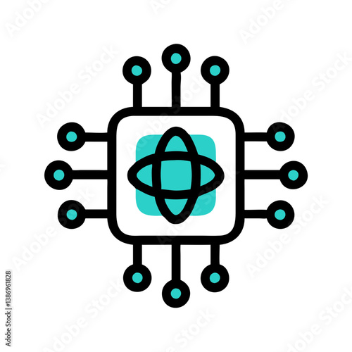 Abstract Visualization of Hybrid Quantum Neural Networks Technology