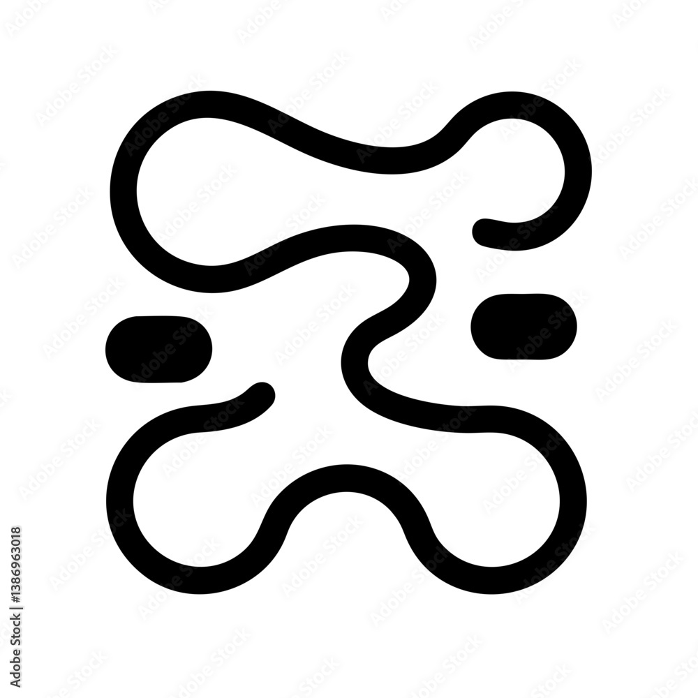 Obraz premium Abstract Fluid Transitions with Minimalist Aesthetic for Modern Animations