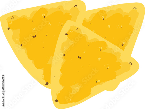 Tortilla Chip Illustration