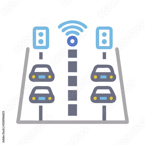 Futuristic Intelligent Traffic Grid Concept with Connected Vehicles