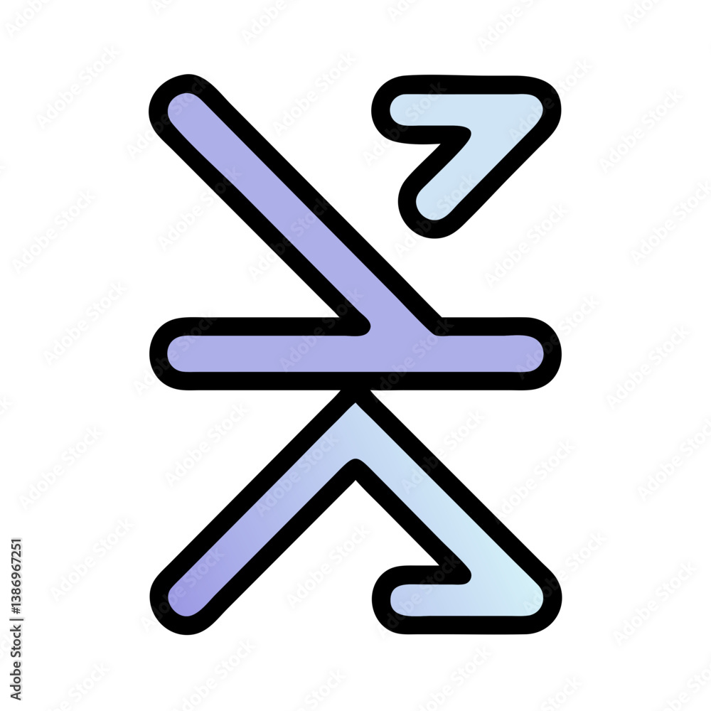 Quantum Superposition Symbol Illustration for Physics and Science Concepts Quantum Superposition Symbol Illustration for Physics and Science Concepts