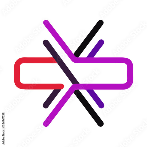 Quantum Superposition Symbol Illustration for Physics and Science Concepts
