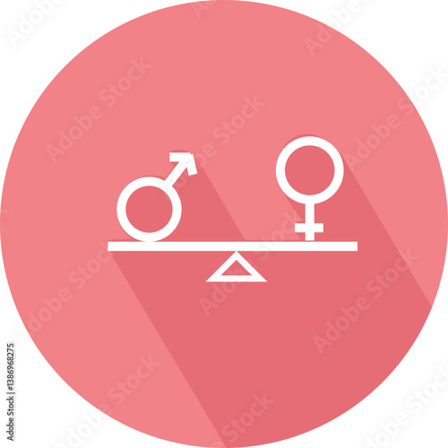 International Woman Day icon Women shattering traditional stereotypes