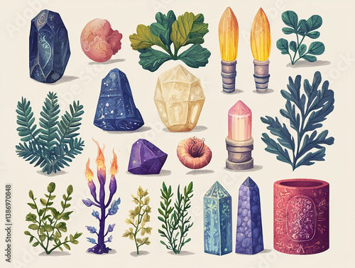 A diverse illustration show...