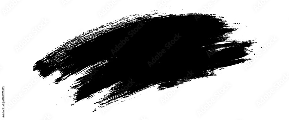 Vector brush stroke decorative grunge design banner background.