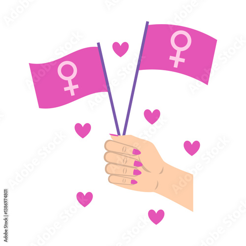 International Women’s Day Symbol Illustration