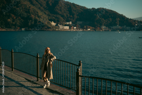 Traveling in Japan, Woman T...