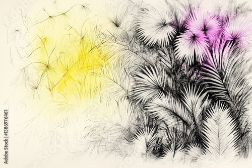Jungle sketch: A vibrant po...