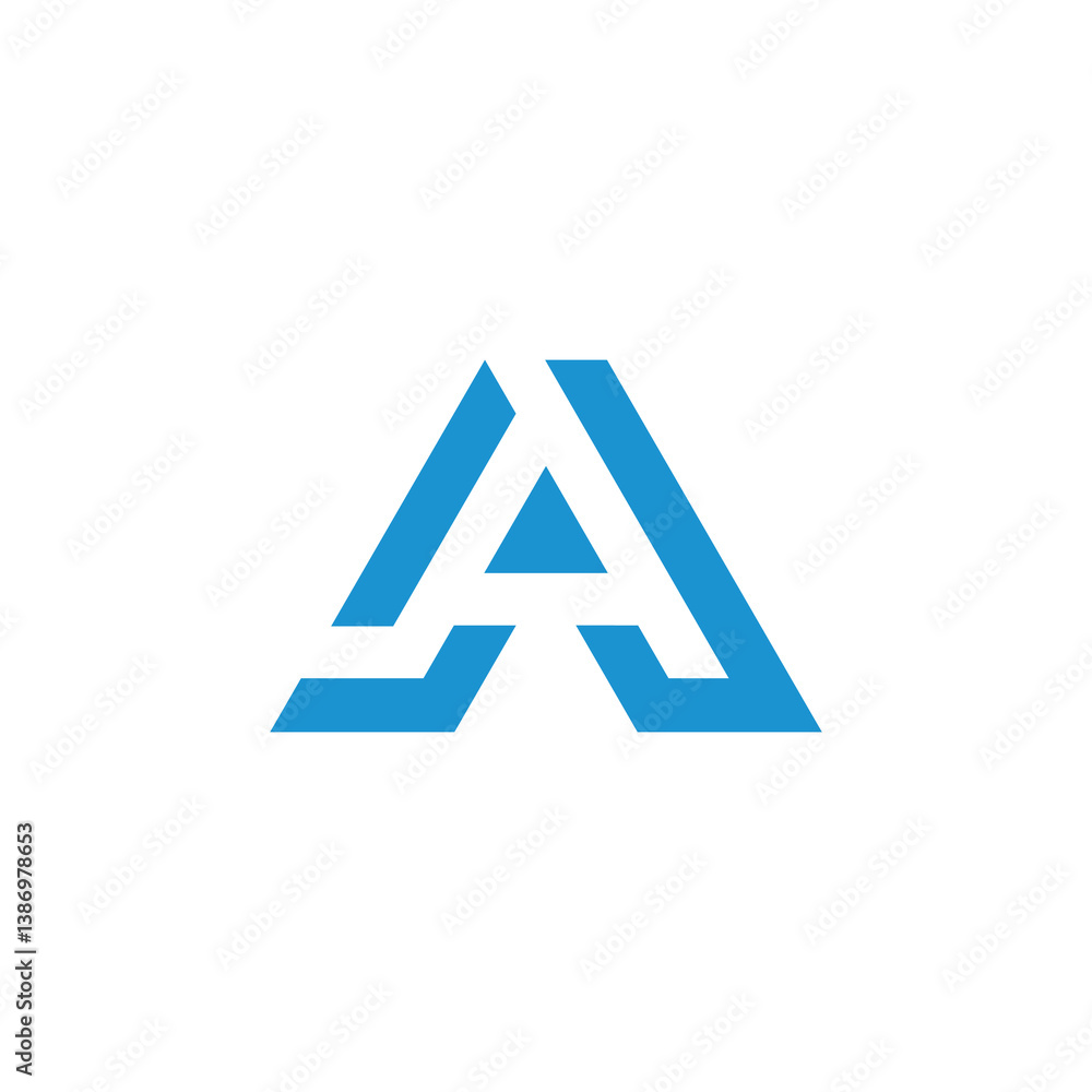 Abstract Letter A Logo design vector template isolated on white background Abstract Letter A Logo design vector template isolated on white background