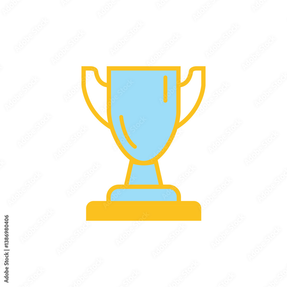 trophy icon, flat, design, vector, illustrations, education, style, trendy, collections trophy icon, flat, design, vector, illustrations, education, style, trendy, collections