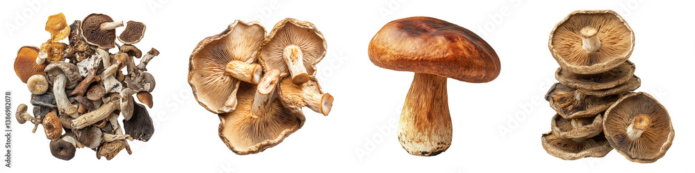 Four Varieties of Fungus. Four Varieties of Fungus.
