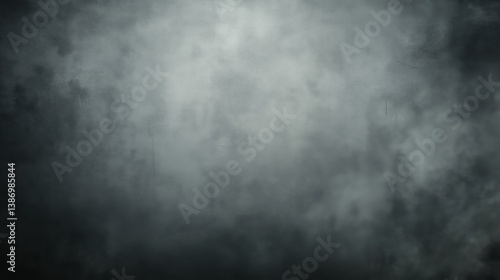 A textured gray background with a soft, smoky appearance.