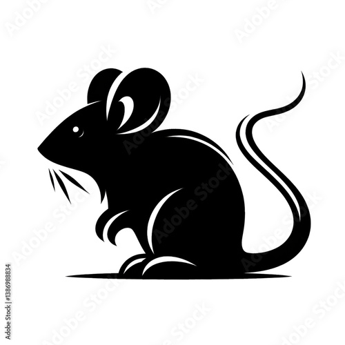 black and white mouse
