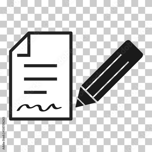 In compliance icon sign, company passed inspection symbol, complete checkmark vector .