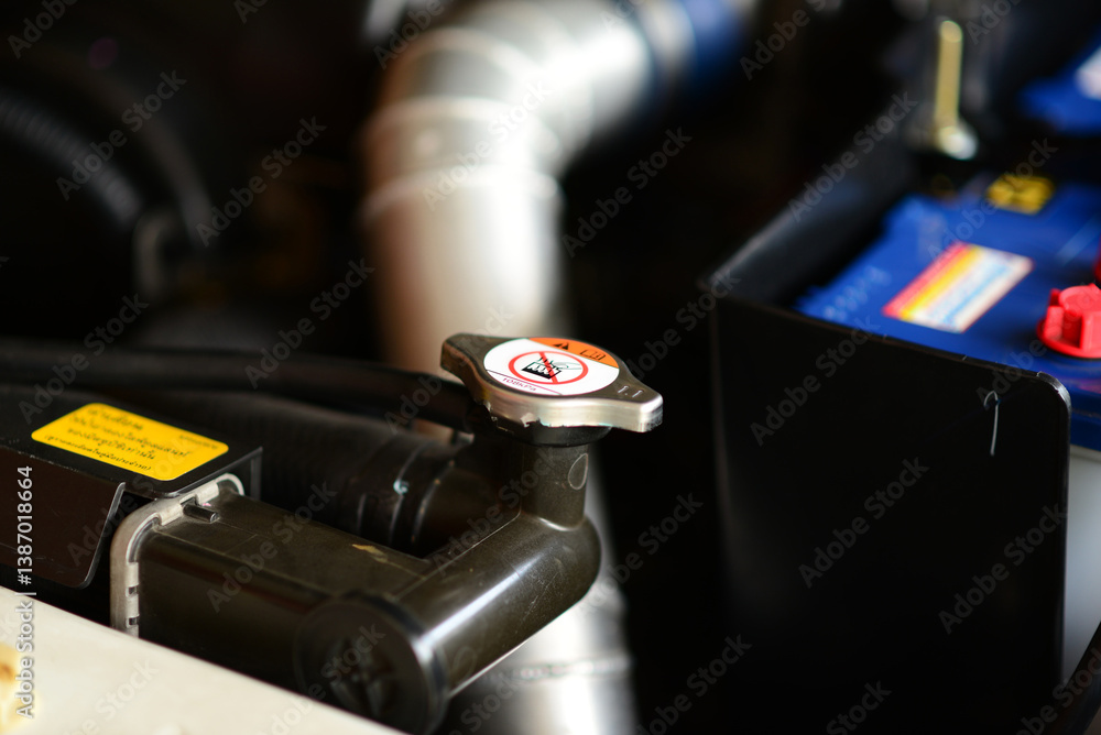 Car radiator cap or car cooling system