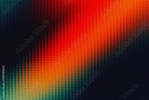 Abstract Gradient Ribbed Glass Background