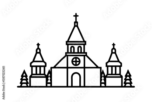 Wallpaper Mural church of the holy trinity Torontodigital.ca