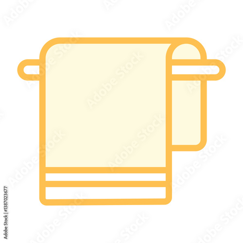 Towel vector, pixel perfect, illustrator file 
