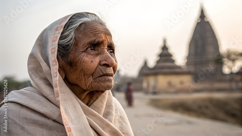 portrait of an old woman 