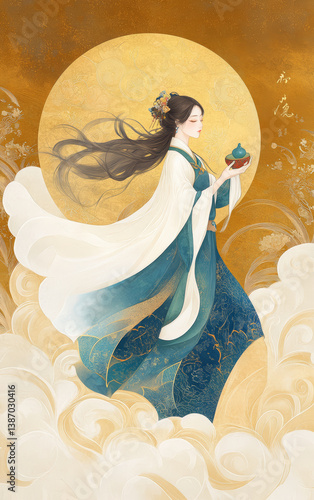 The Artistic Background of Traditional China Costume Portrait
