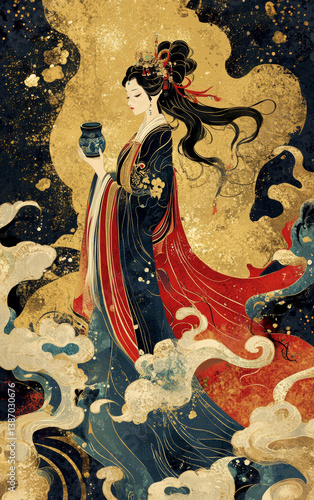 The Artistic Background of Traditional China Costume Portrait
