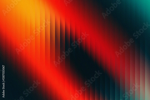 Abstract Gradient Ribbed Glass Background