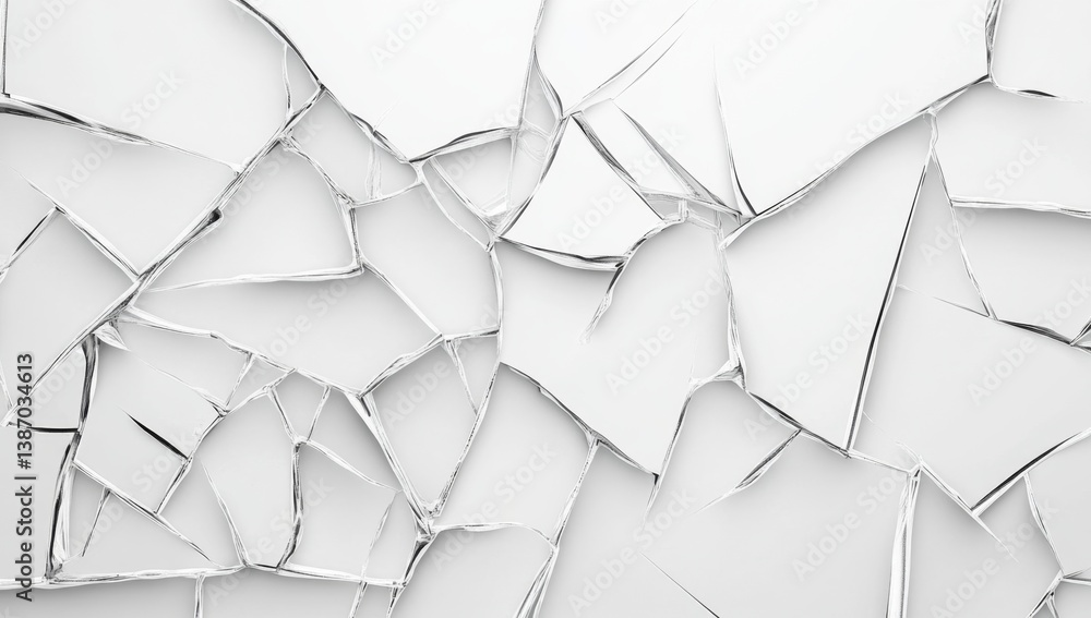 Shattered white surface (1) Shattered white surface (1)